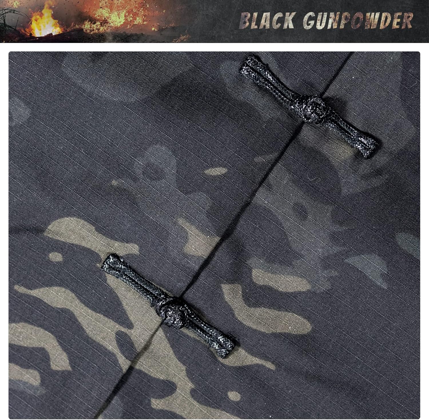 Tang Suit Kung Fu Hanfu MCBK Camo Tactical Jacket