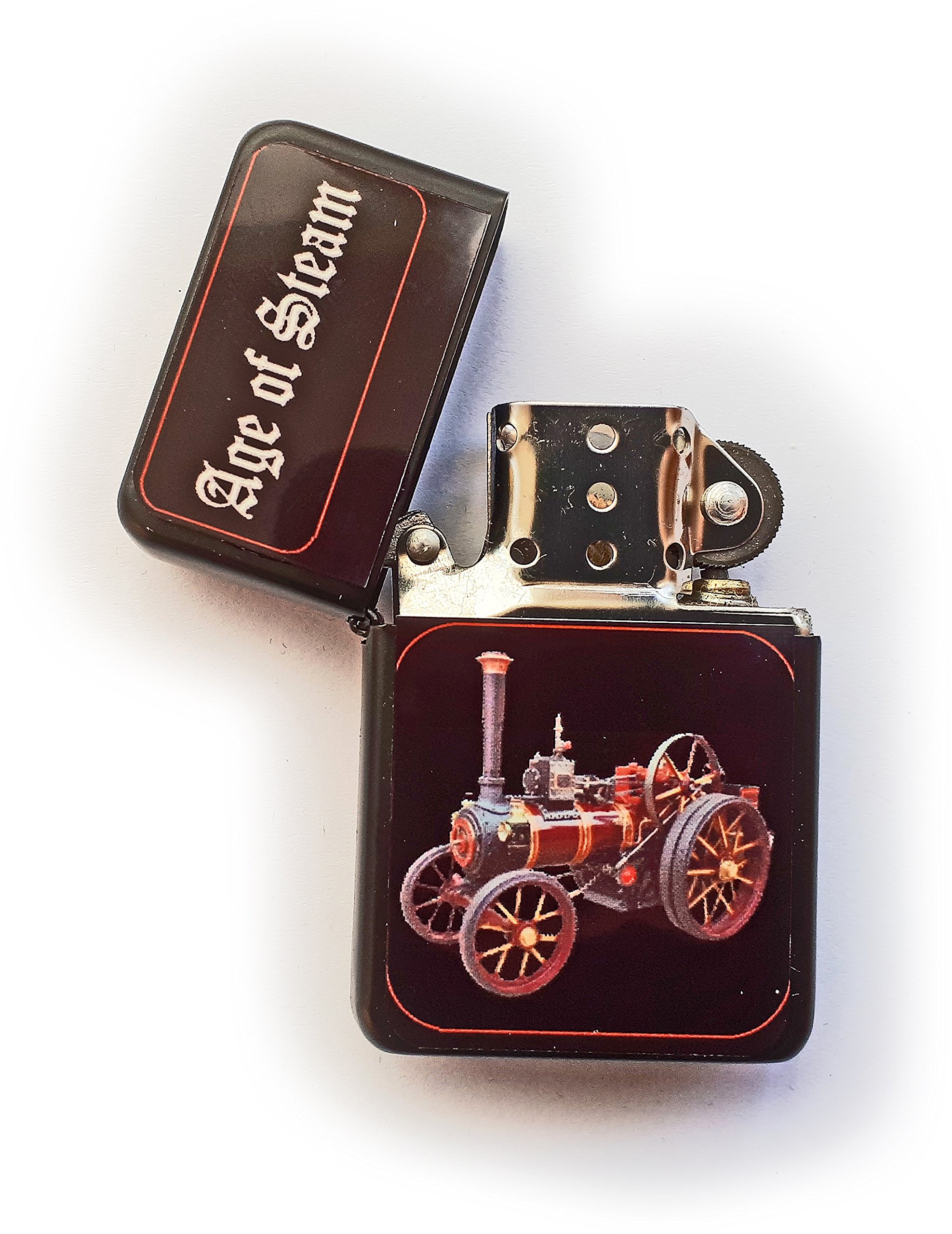 Stoneys Badges Age of Steam Traction Engine Petrol Lighter in Pouch