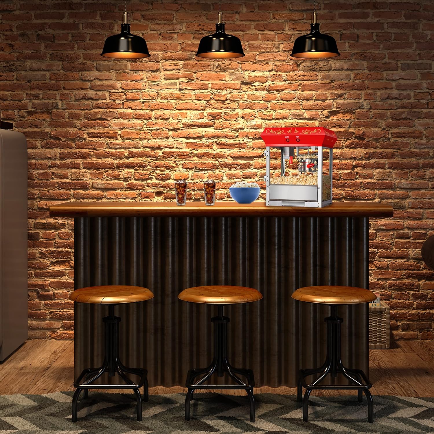 Foundation Popcorn Machine - Red, 4 oz,117739NVS