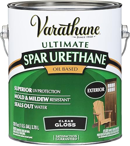 Miniatura 4 de Uretano de metano Varathane de Rust-Oleum, para el aire libre basado en aceite transparente clásico, cantidad 1 cuarto de galón, 9241H