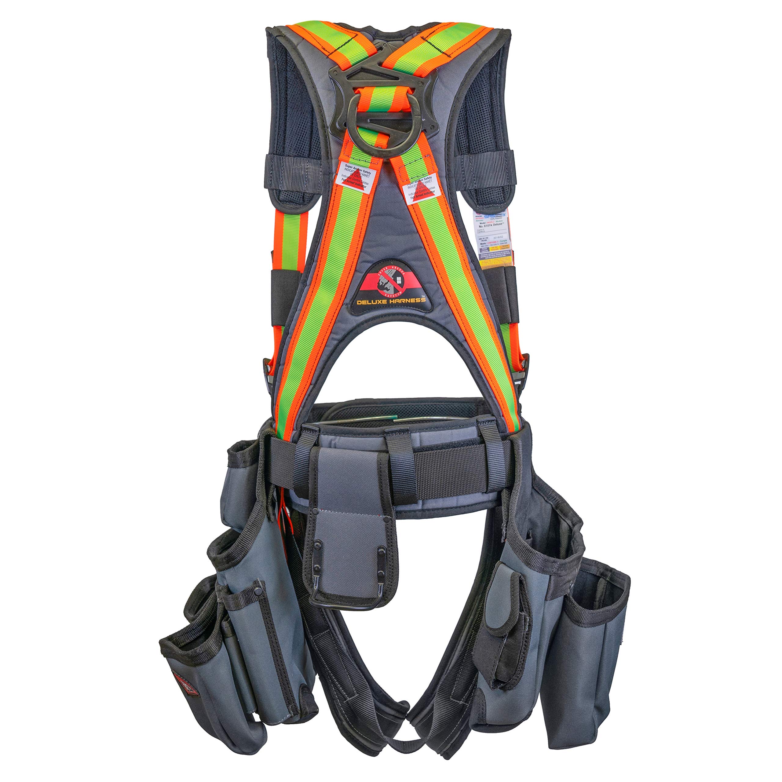 Super Anchor 6151GH Deluxe Tool Bag Harness Hi Viz iletisim.akdeniz