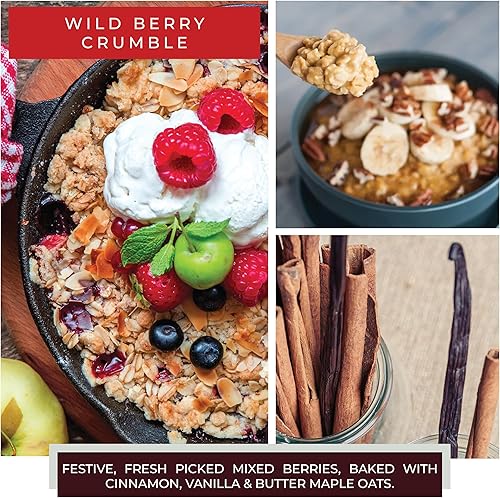 Miniatura 3 de A Cheerful Giver - Wild Berry Crumble - Tarro de vela perfumada de 24 onzas - Vela alegre -135 horas de tiempo de combustión, velas de regalo para