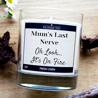 Mums Last Nerve Oh Look It's On Fire - 30cl Scented Candle - Gift idea - Funny Gift - For Mum - For Her - For Women
