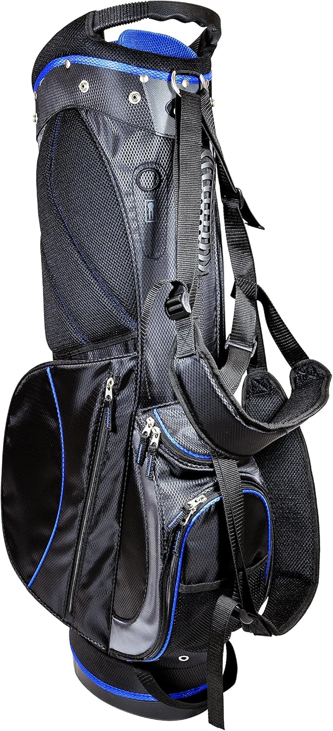 Club Champ Deluxe Stand Golf Bag, Black/Blue : Sports & Outdoors