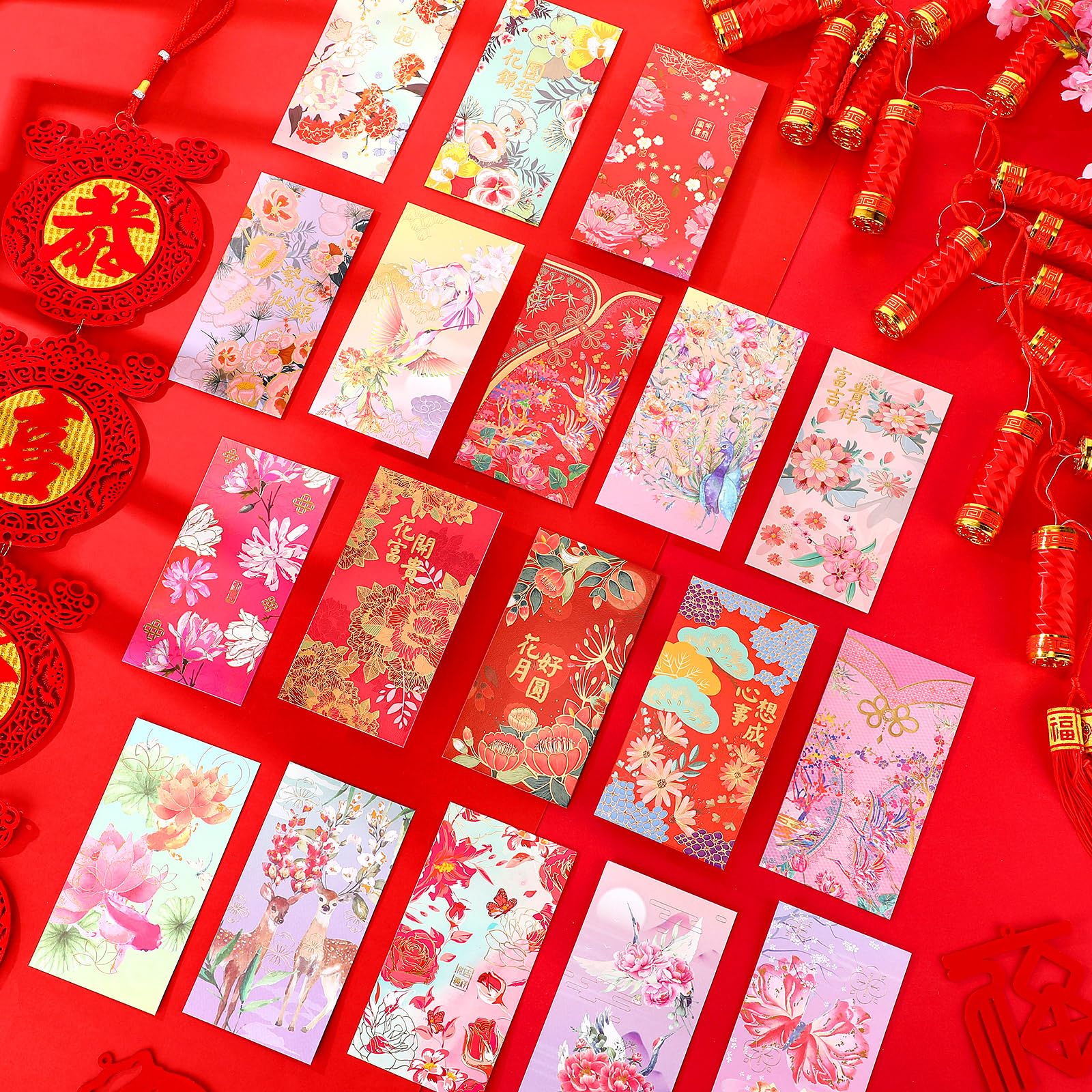 Snapklik.com : Pasimy 36 Pcs Chinese New Year Red Envelopes 2025 Lunar ...