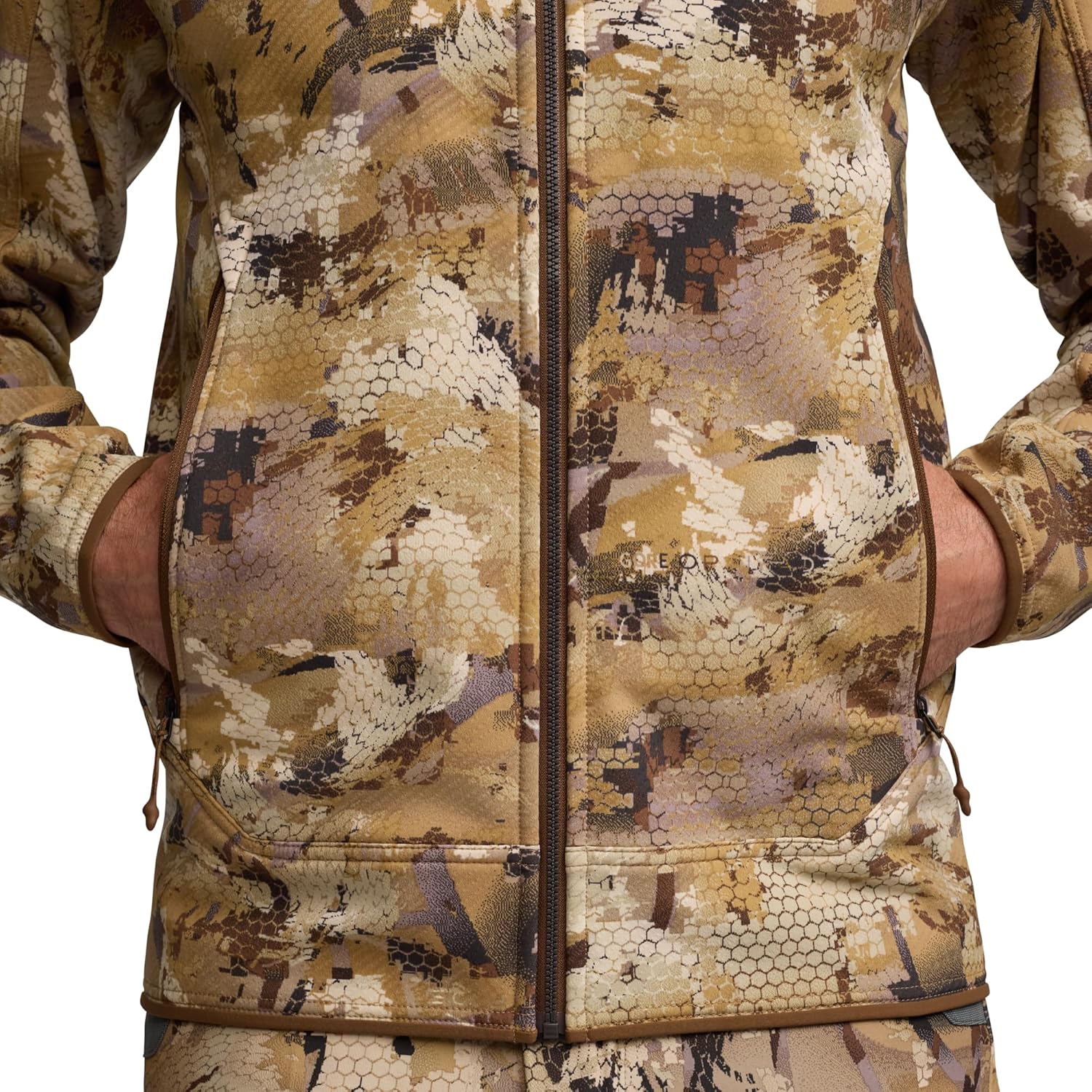SITKA Alpha Fleece Hooded Waterproof Hunting Mens Jacket - Image 7