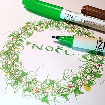tink様 Amazon.com: Kuretake ZIG Memory System Glitter Marker, Wink