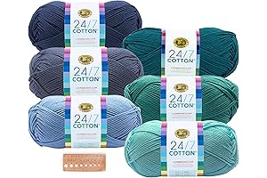 Lion Brand Yarn - Affordable Cotton Yarn for Daily Knitting and Crocheting