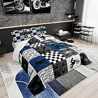 Vista 39 de Juego de Edredón de Axolotls Tamaño Individual, Juego de Ropa de Cama Azul Rosa para Niños de 2 Piezas con 1 Funda de Almohada, Edredón de Plumón