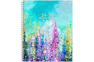 2024-2026 Monthly Planner - July 2024 - June 2026, 24-Month Planner, 9" x 11"