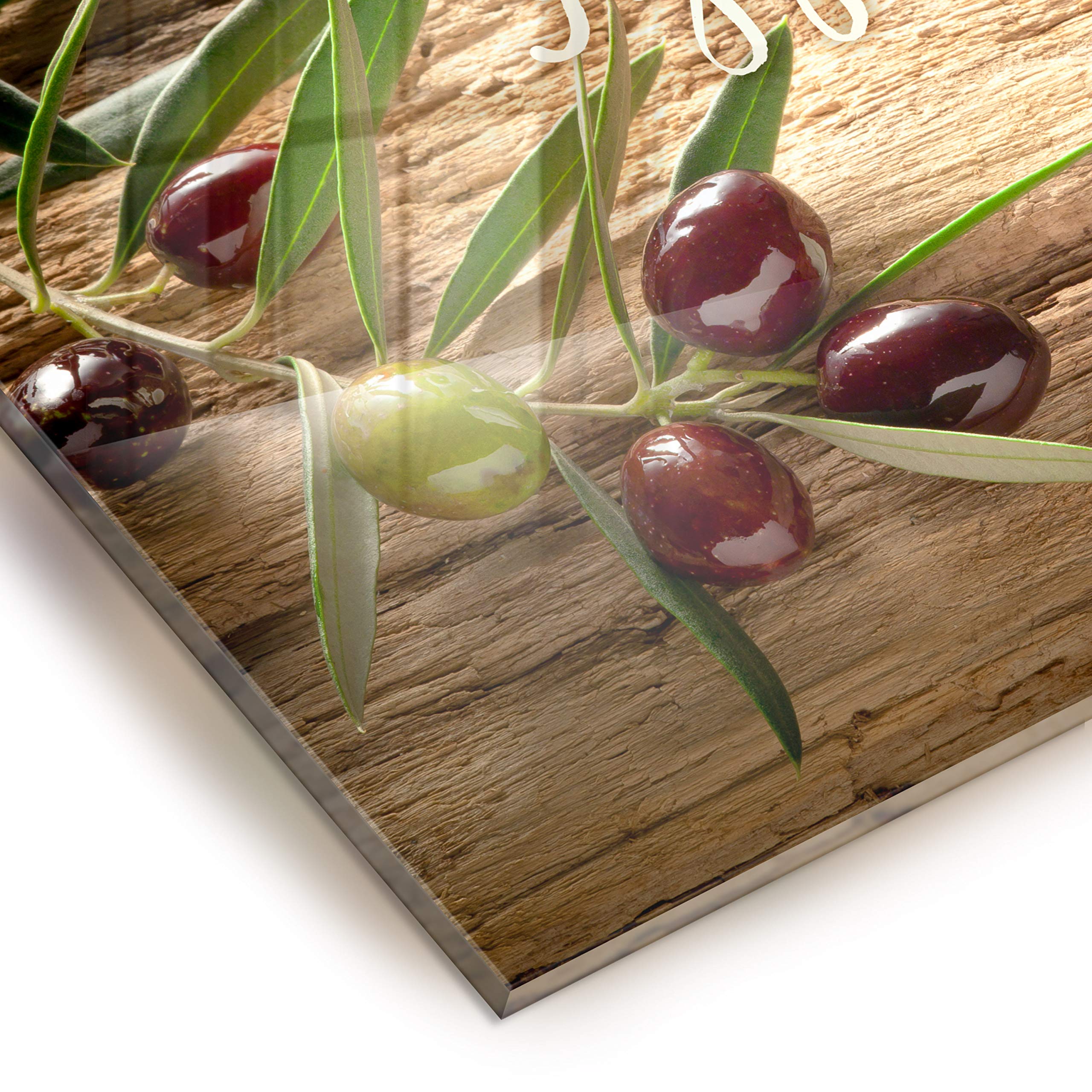 Crédence Verre Cuisine 60x60 cm - Plaque Anti-Projection Verre Trempé - Revêtement Carreaux