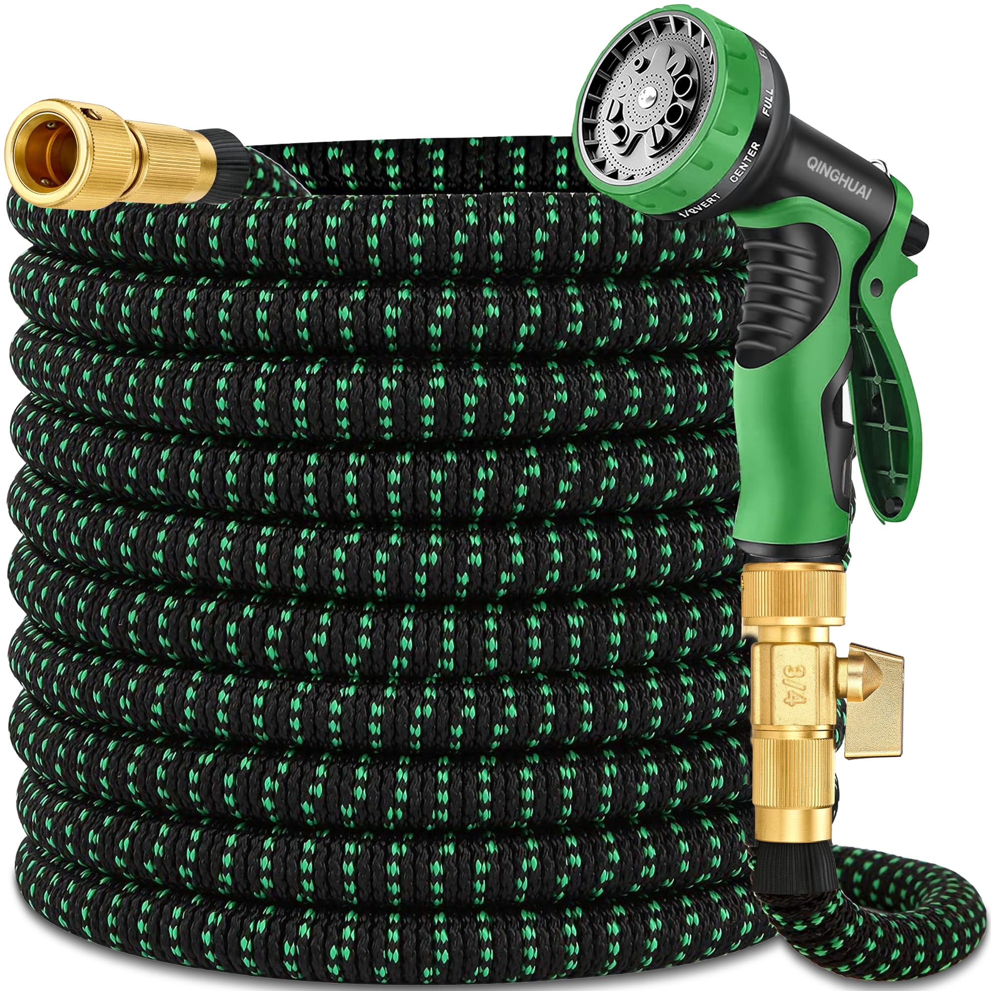 Expanding Garden Hose Pipe 25 ft - Expandable Garden Hose Leak-Proof with 4 -Layer Latex Core - 2026 Version/New Patented,Lightweight, Durable, No-Kink Flexible Retractable Water Hose Pipes
