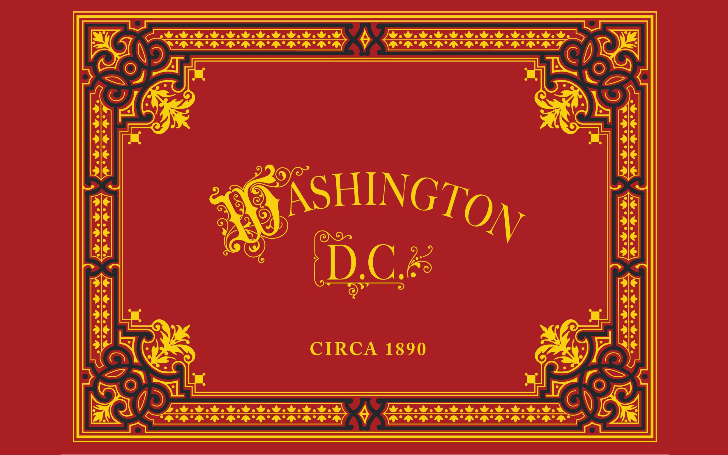 Washington D.C., Circa 1890: A series of gift view books of American cities in the late 1800s