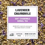 Tiesta Tea - Lavender Chamomile Herbal Tea, Loose Leaf, Calming Blend with Chamomile, Lavender, Lemongrass, Caffeine-Free Herbal, Great for Hot or Iced Brews, Refillable Tin, 50 Cups, 2 Ounce