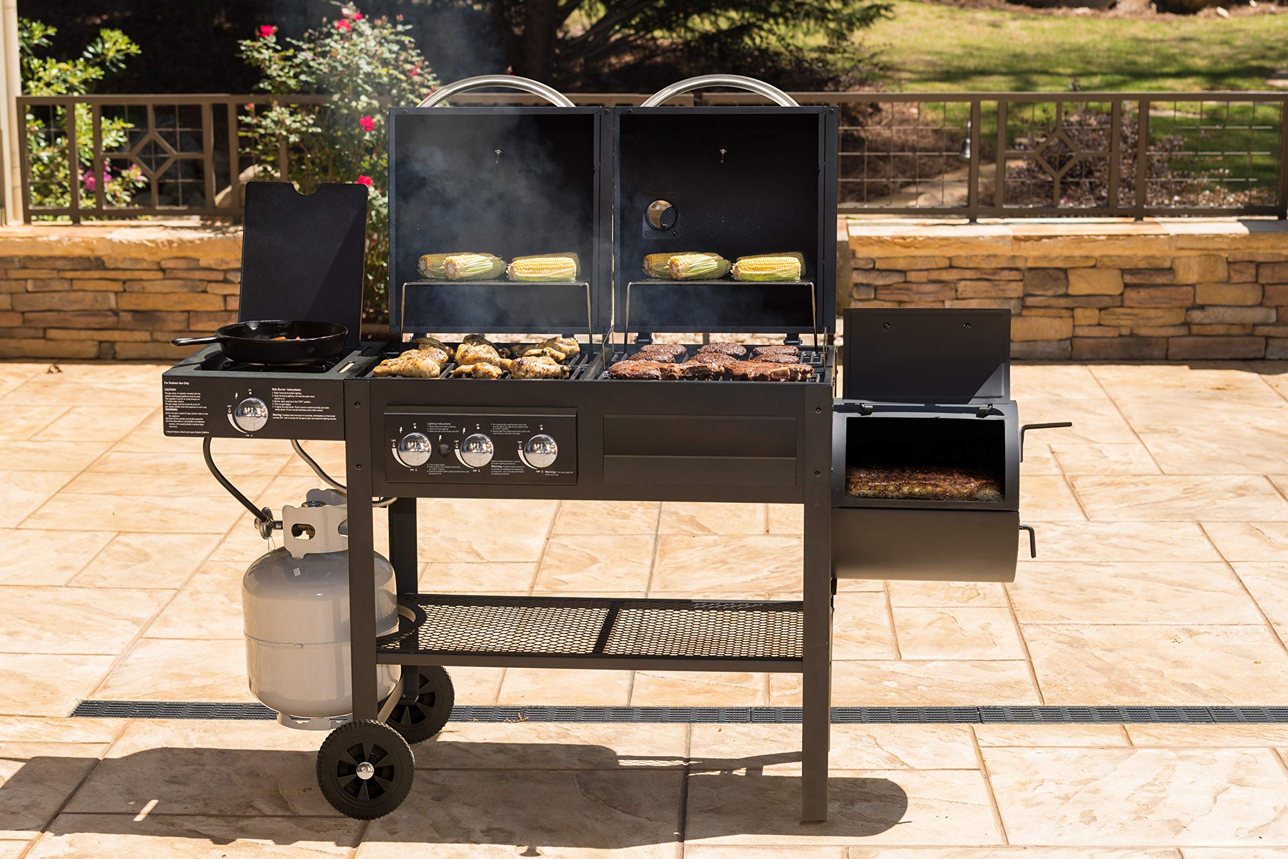 Smoke Hollow SH19033319 DG 850C Dual Propane and Charcoal Grill