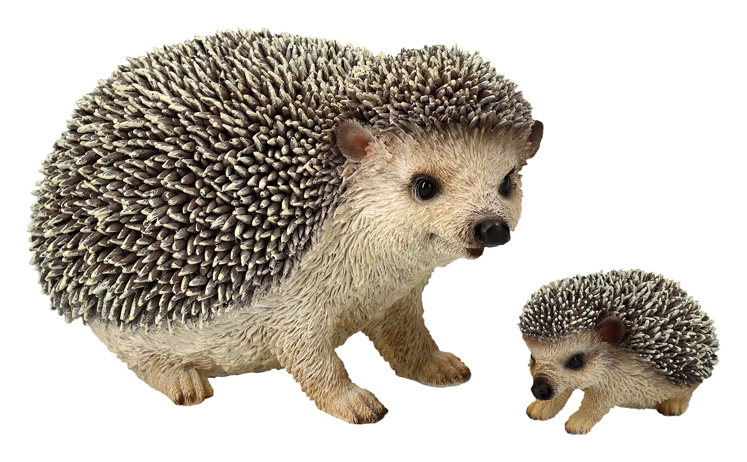 Pacific Giftware Igel Figuren - Mutter mit Baby im Set | Dekofigur Tiere Wildtiere