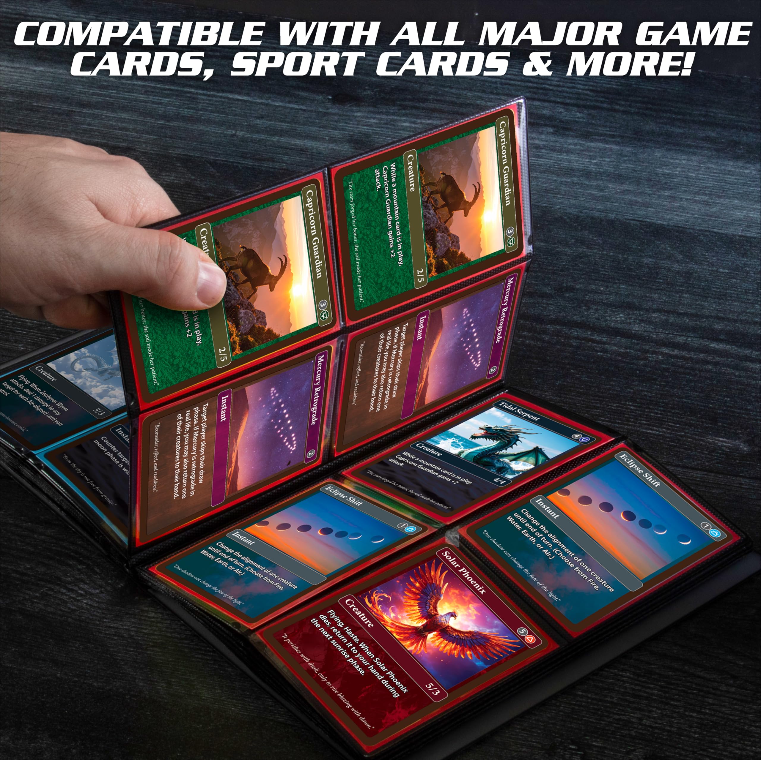 Amazon.com: Monster 4 Pocket Trading Card Binder - Matte