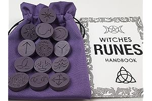 Mystical Purple Witches Runes: A Complete Set of Divination Tools and Guide...
