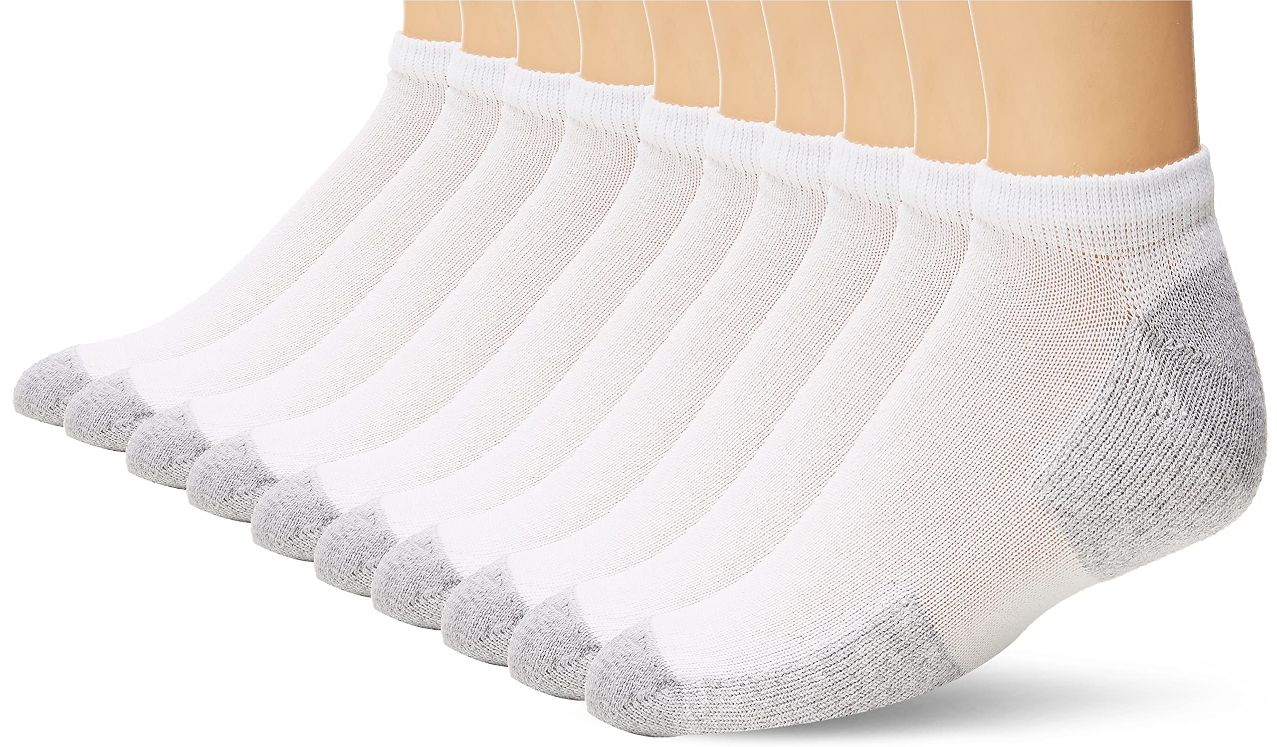 Fruit of the LoomMen's Value 10 Pack No Show Socks