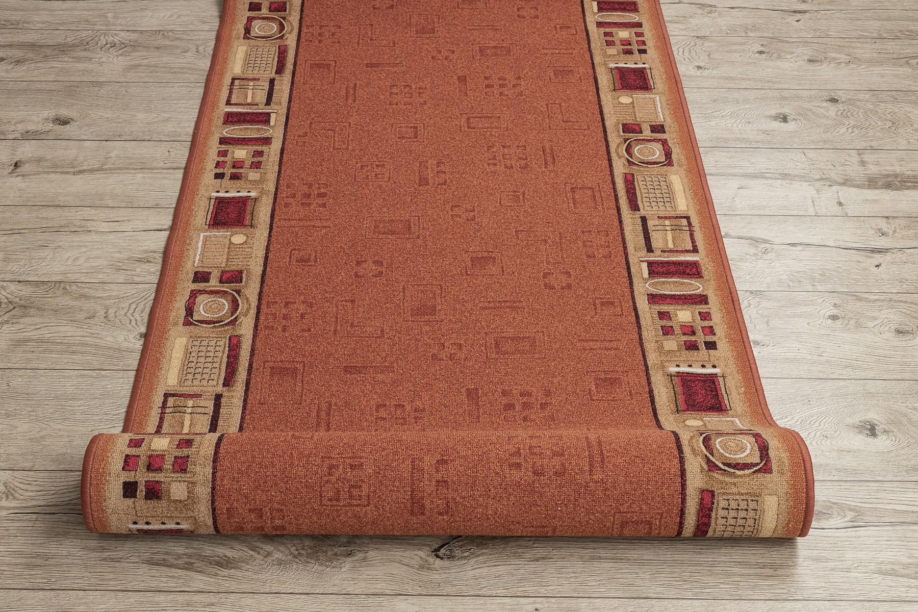 Maples Rugs Marion Tappeto Runner Antiscivolo 5x150 Cm | Design Treccia Multicolore | Pile In Poliestere | Prodotto USA