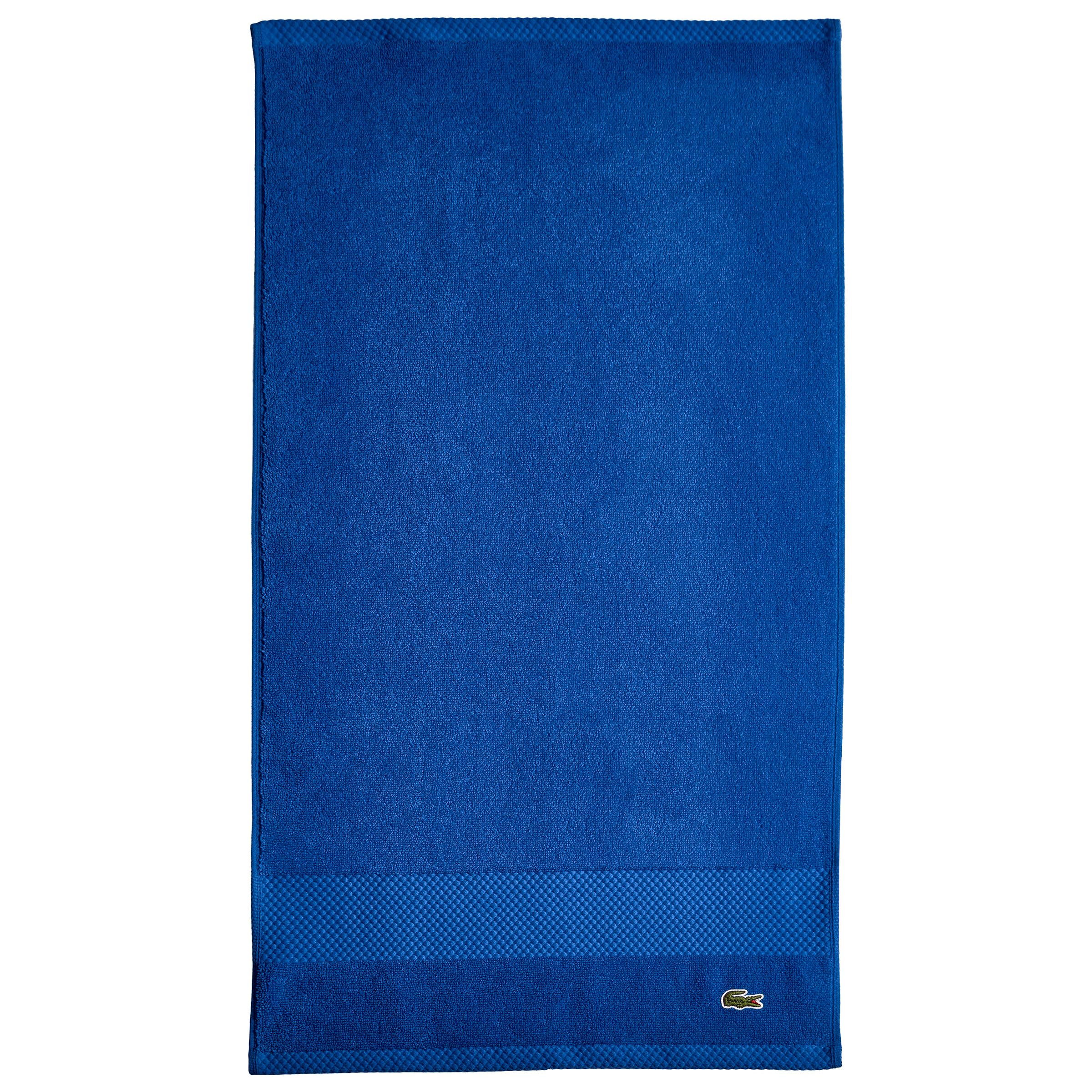 Lacoste Heritage Supima Cotton Hand Towel, Surf Blue, 16" x 30"