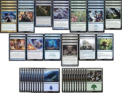 Mana infinitacubierta Untap Blue Green - Modern Legal - Hecho a medida - Magic The Gathering - MTG - 60 cartas