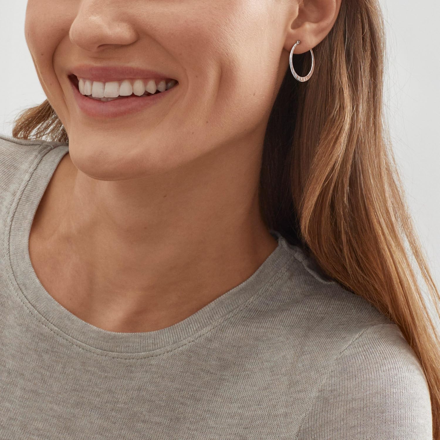 Silpada 'Full Circle' Sterling Silver Hoop Earrings