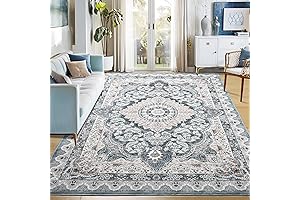 Foxmas 6x9 Modern Neutral Area Rugs