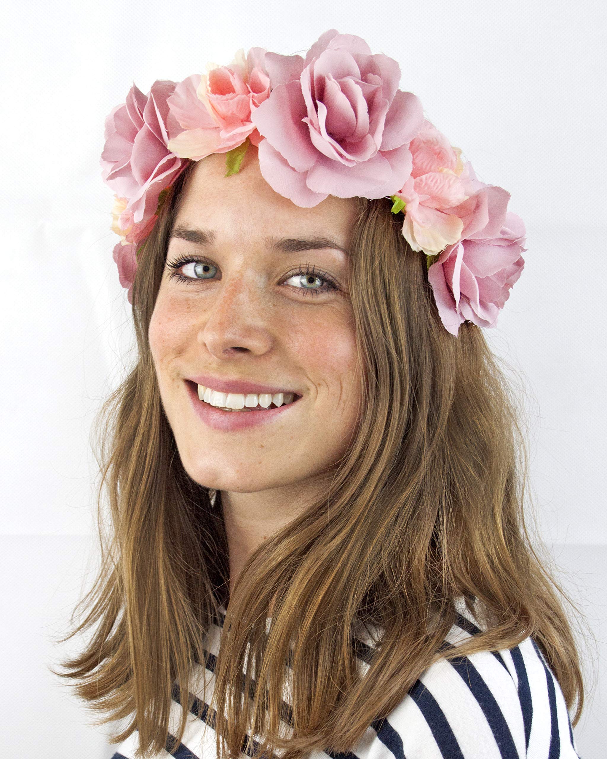Talking Tables Multicolour Truly Scrumptious Fabric Floral Elasticated Headband, Paper/Cardboard, 5 X 10 X 30 Cm