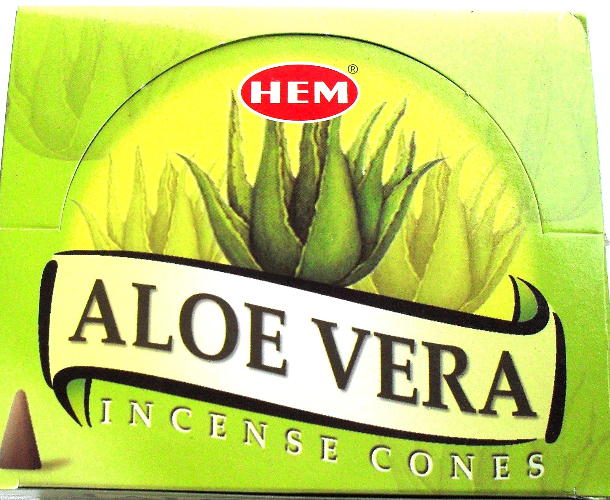 HEMAloe Vera Incense Cones 12 x 10 pcs