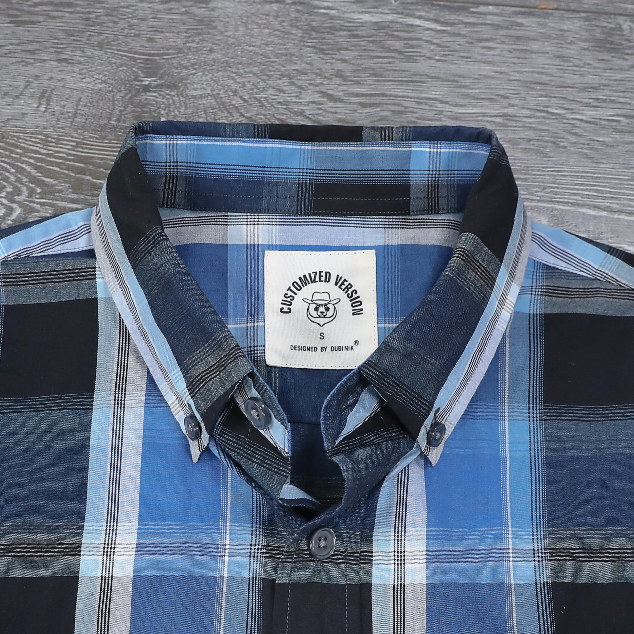 Dubinik® Camicia Uomo Maniche Corte Estiva Manica Corta Casual Worker Cowboy Leggera Camicia Maniche Corte Uomo Regular Fit