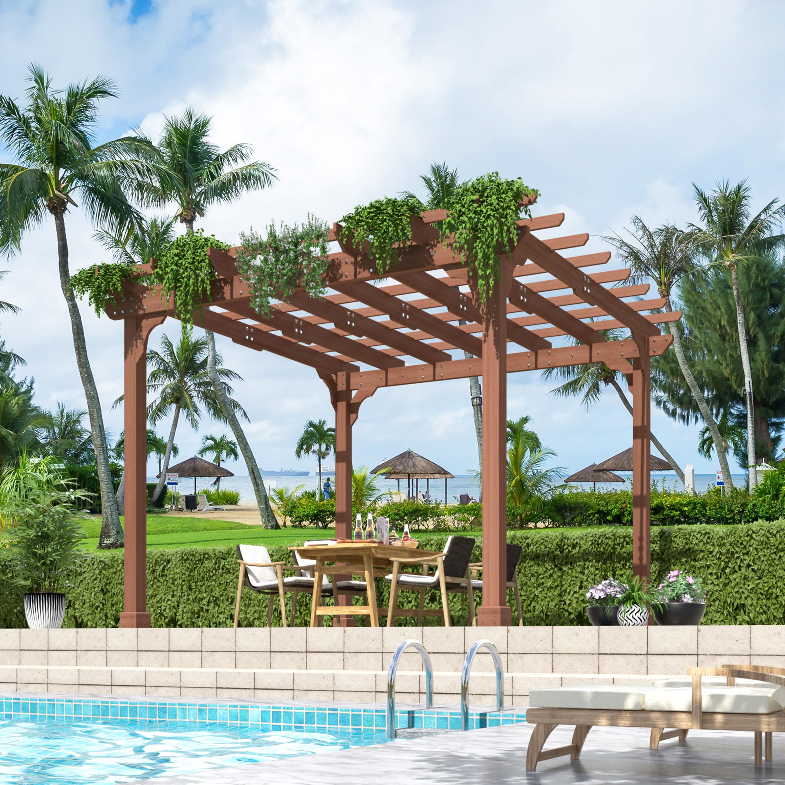 Yardenaler Cedar Pergola