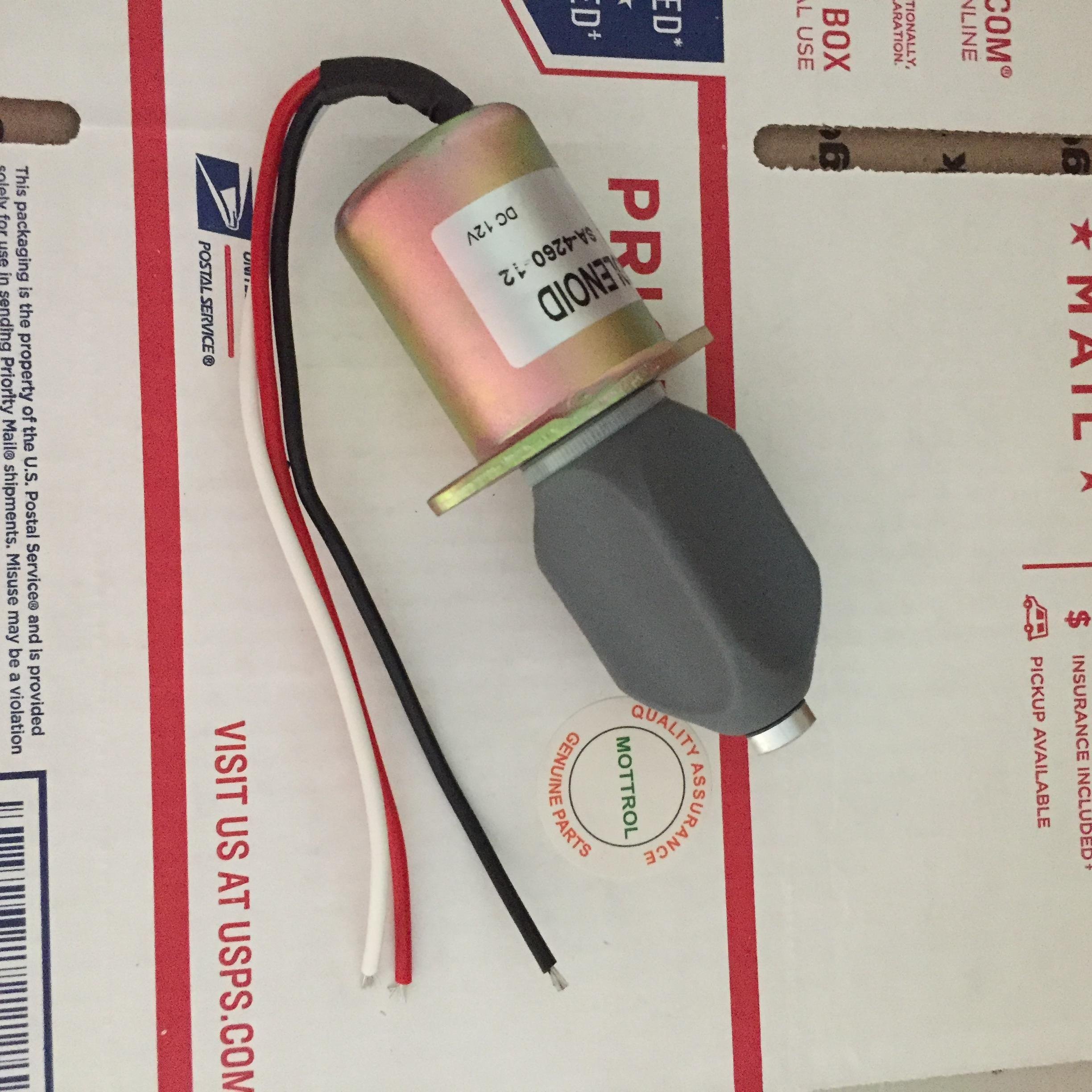 SS 55# SA-4260-12 W/1751ES Fuel Stop Solenoid for Kubota 3A 70 & 82 mm Series Engine