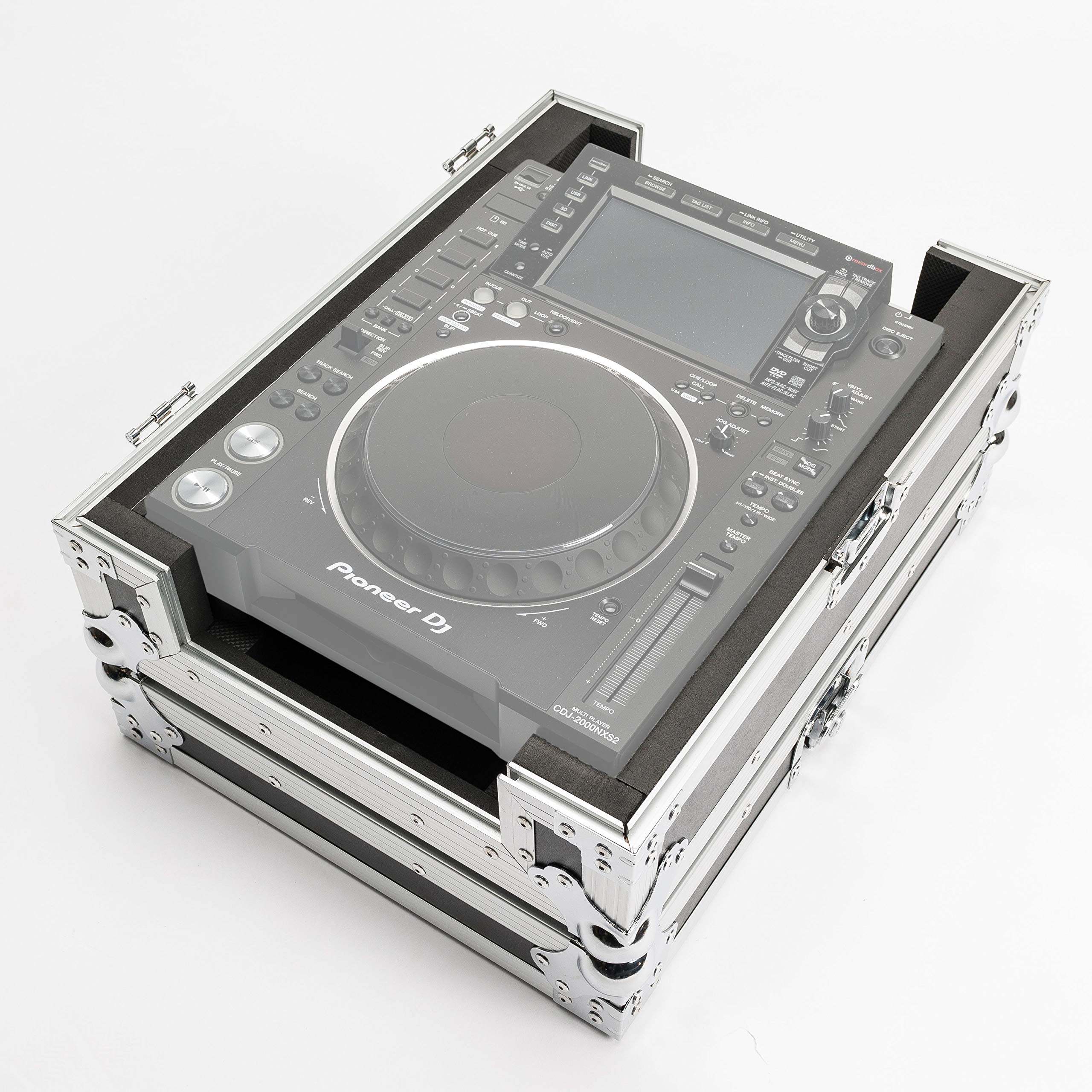 Magma Multi Format CDJ/Mixer Case Nero Flightcase Professionale Per CD Player o Mixer Da 12"