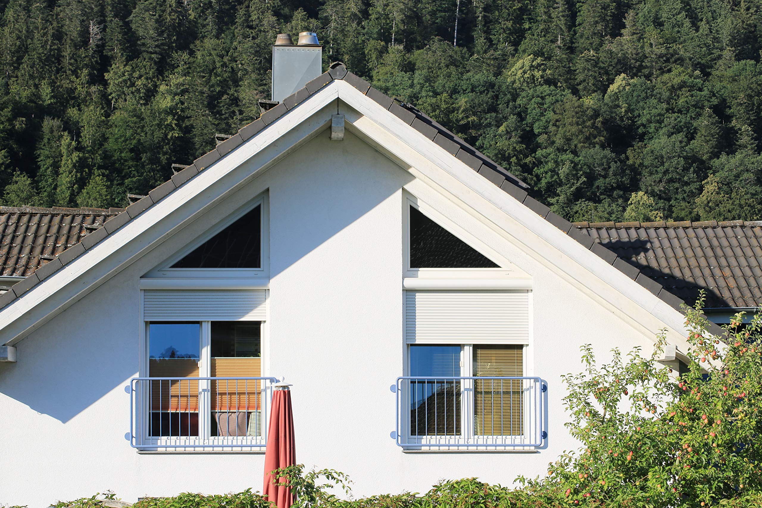 Fenster und Türenlack 3in1 Holzfenster Fensterfarbe für Holz Metall Rotbraun - 5L