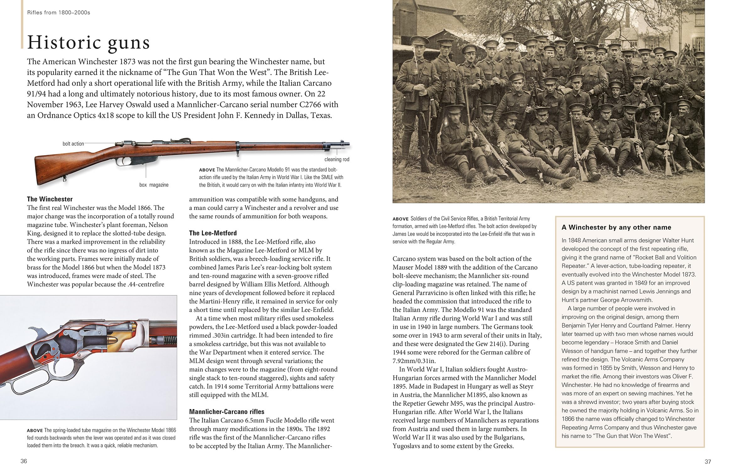 The World Encyclopedia of Rifles and Machine Guns: An Illustrated Historical Guide to Over 500 Military, Law Enforcement and Antique Firearms