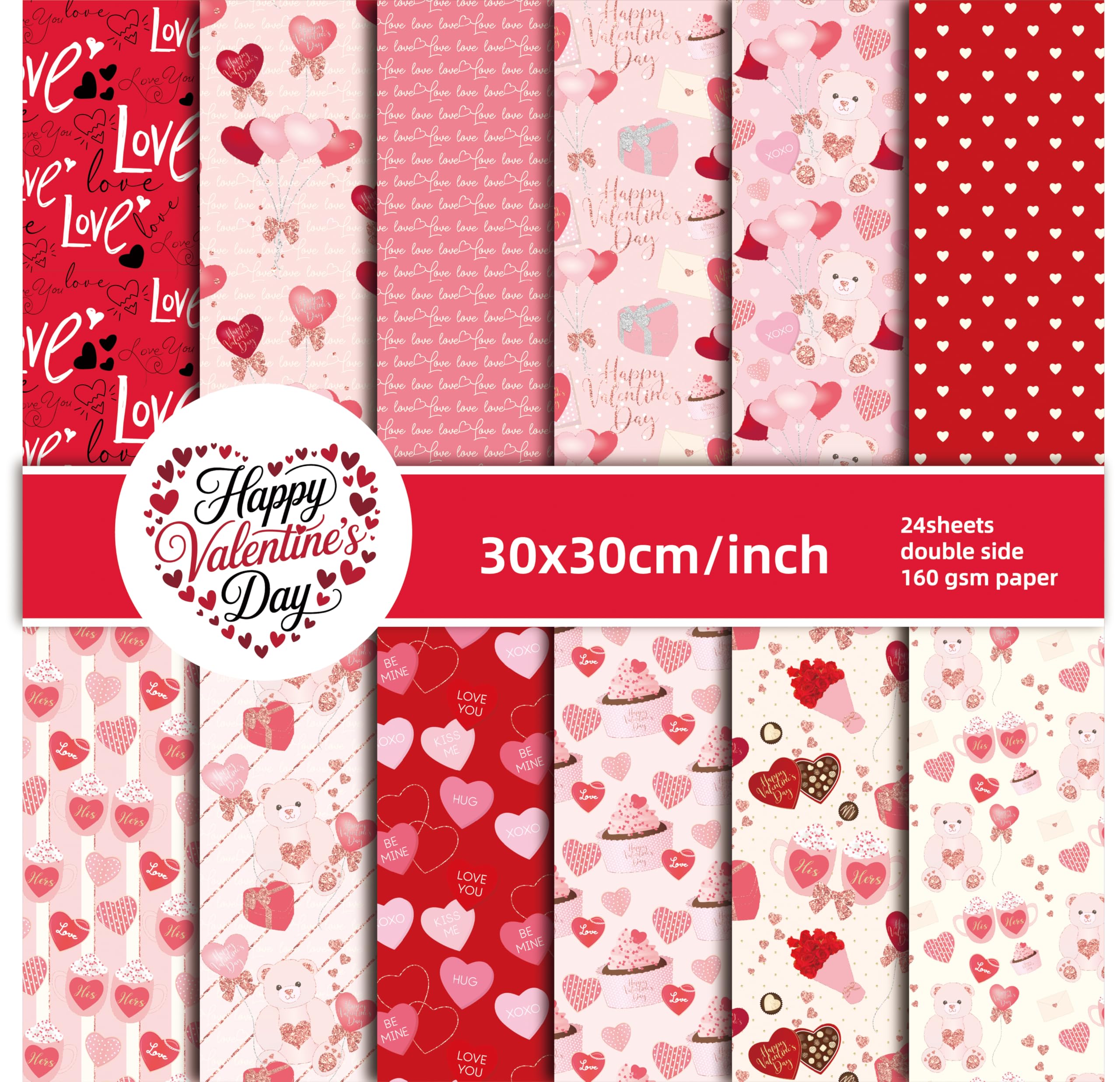 Boho Floral Scrapbook Paper Pad - 24 Sheets -10 Boho Floral Scrapbook Paper Pad - 24 Sheets -10