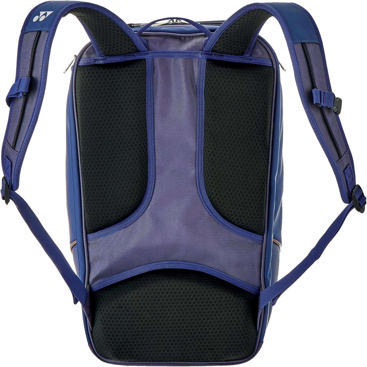 YONEX Expert Backpack with YKK Zippers, Shoe Compartment, Water Bottle Pocket Durable & Stylish Badminton Bag, 30L Capacity, Navy Blue