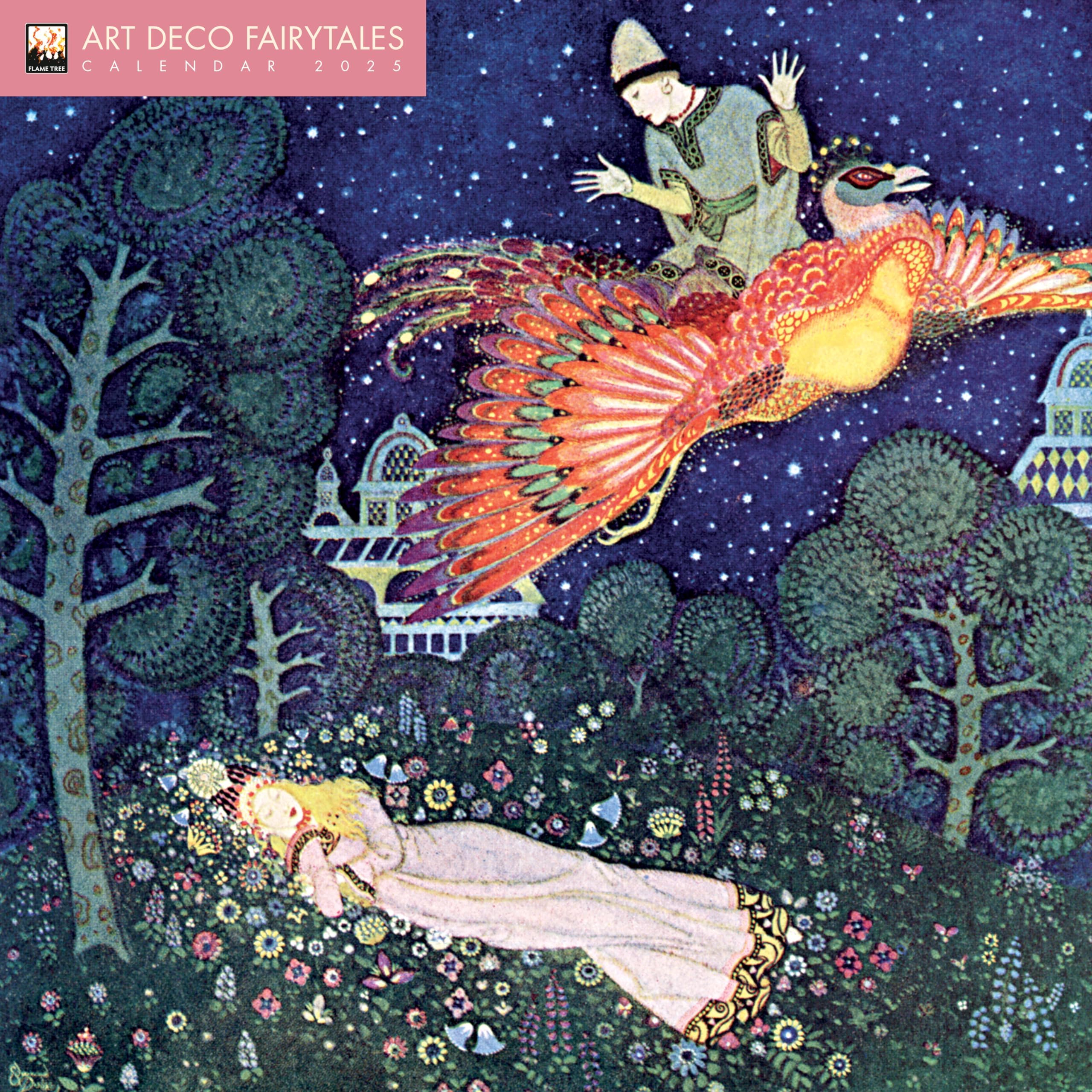 Art Deco Fairytales Wall Calendar 2025 (Art Calendar) Calendar โ Wall Calendar, 10 September 2024