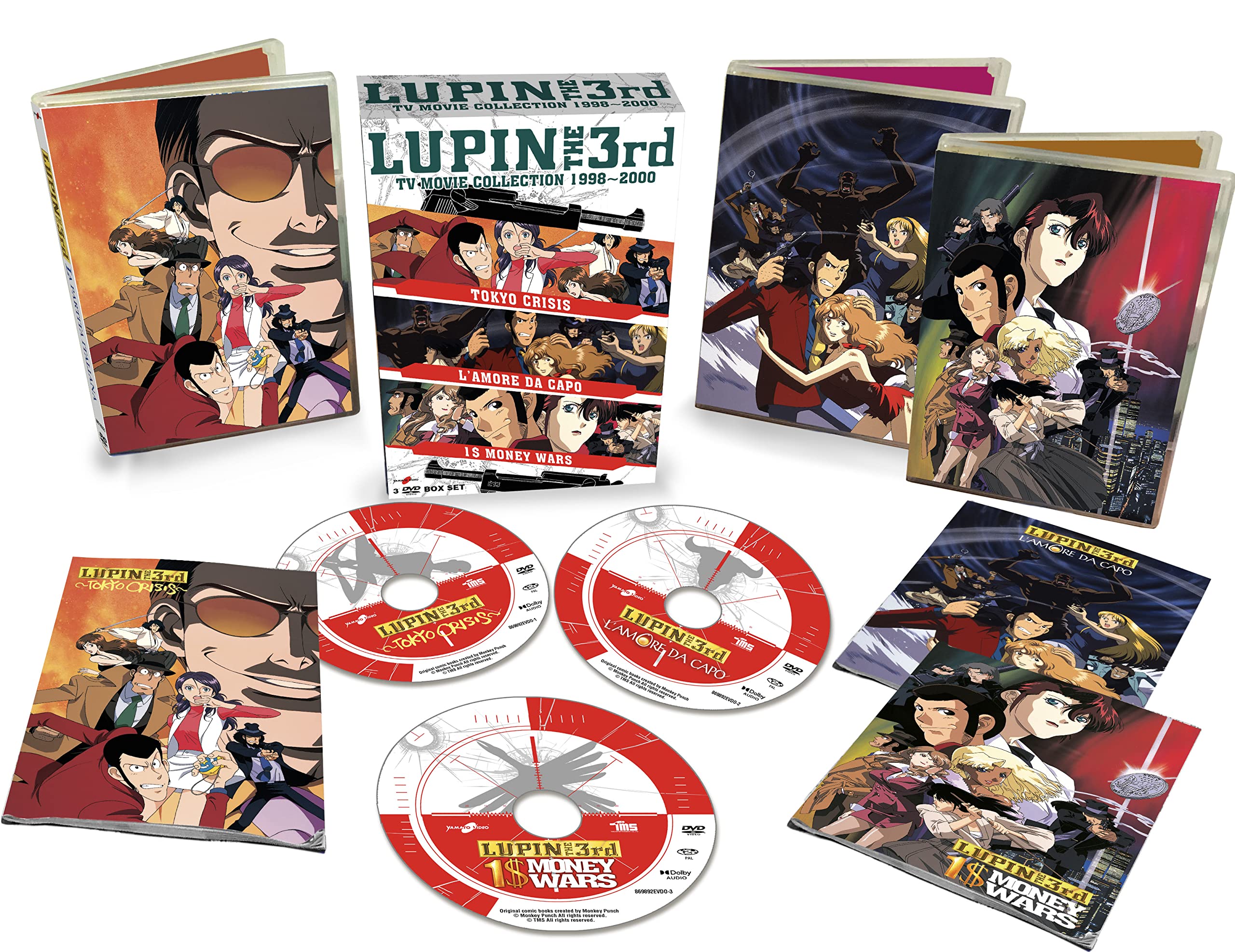Lupin III-Tv Movie Coll. 1998 - 2000 (3 Dvd)