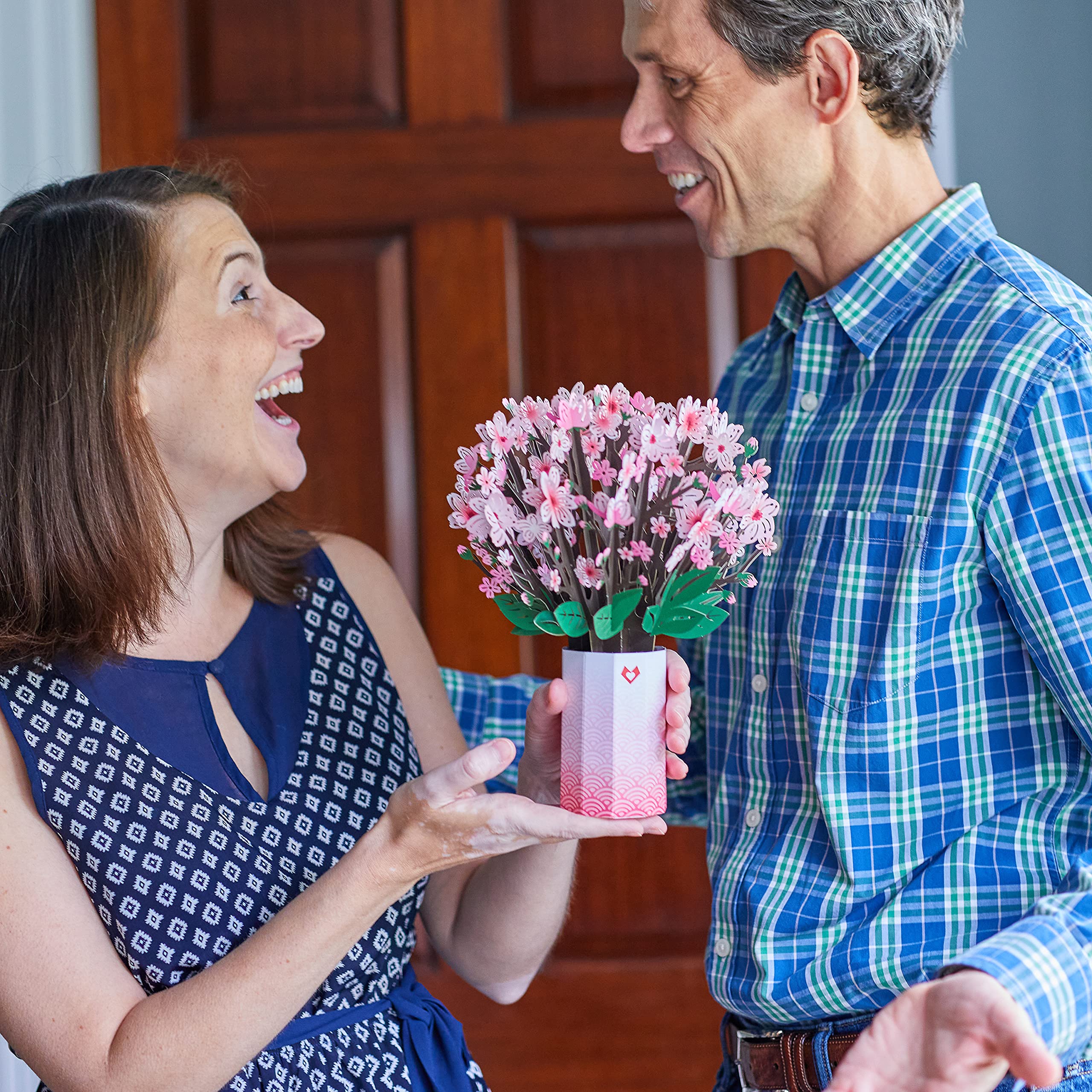 Buy Lovepop Cherry Blossom Bouquet Pop Up Card, 10.25x7 3D Flower