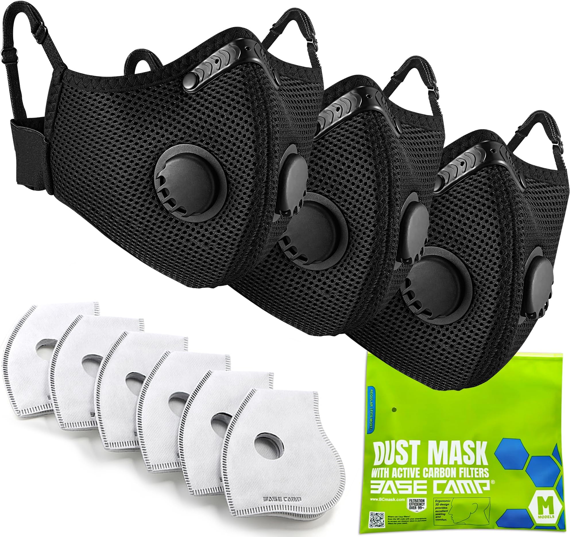 BASE CAMP M Plus Dust Mask COMBO KIT