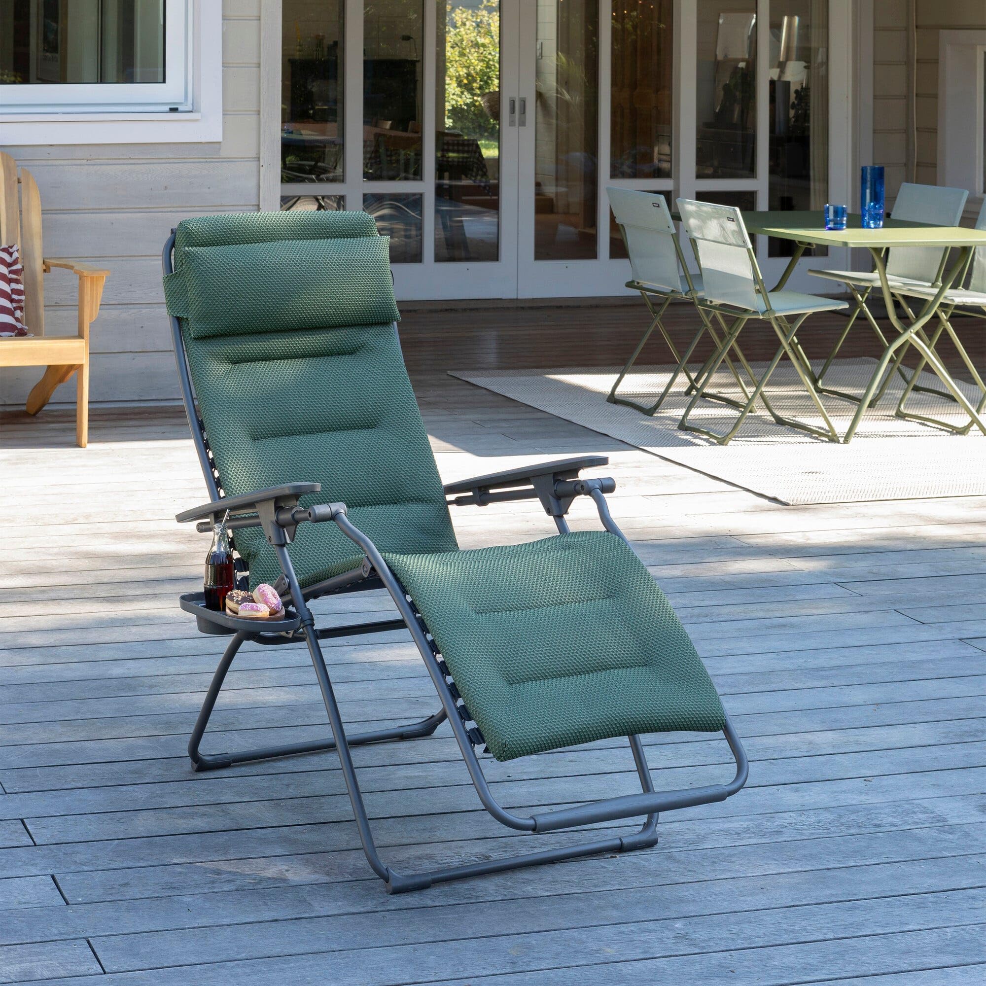 Lafuma - Fauteuil Pliant matelassé Zéro Gravité