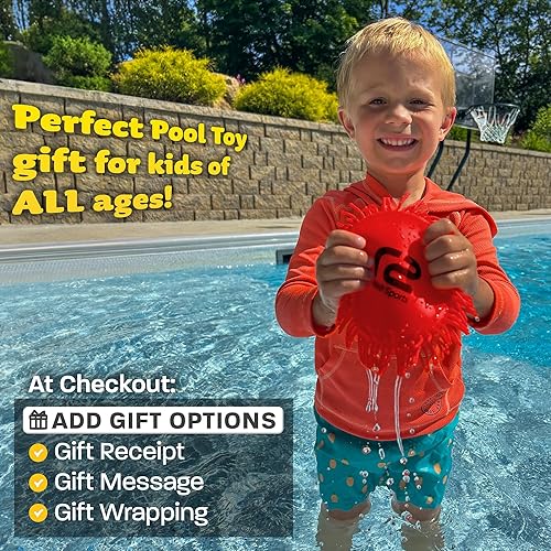 Miniatura 5 de Beach Games - Juguete de piscina de disco volador paquete de 2 discos de agua para niños, empapa el objetivo en el impacto, los mejores juguetes de