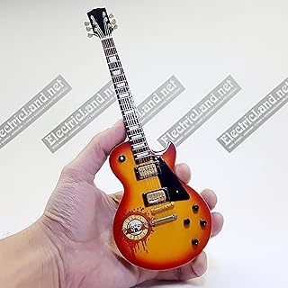 SLASH GUNS N ROSES Tribute - Replica GIBSON LES PAUL - Exclusive Miniature Guitar