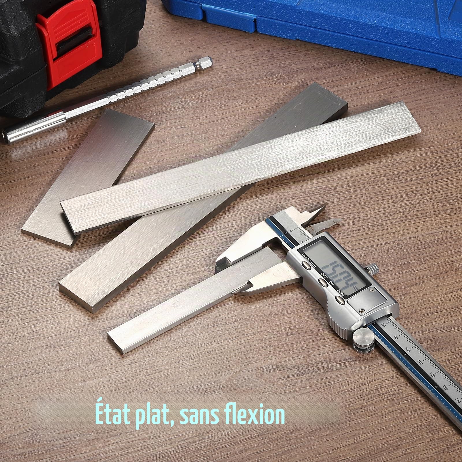 QUARKZMAN Barre Plate En Acier Inoxydable 316L Longueur 100mm Largeur 40mm Epaisseur 5mm Bandes Metalliques Finition Brossée pour DIY Cuisine Artisanat Machines Bâtiment Industrie, 2pcs