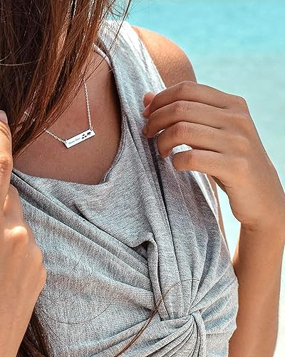 Miniatura 4 de Collar de mamá oso - Collar de barra con diseño de oso mamá