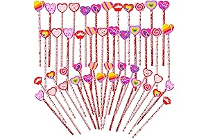 100 Bulk Valentine Pencils with Eraser