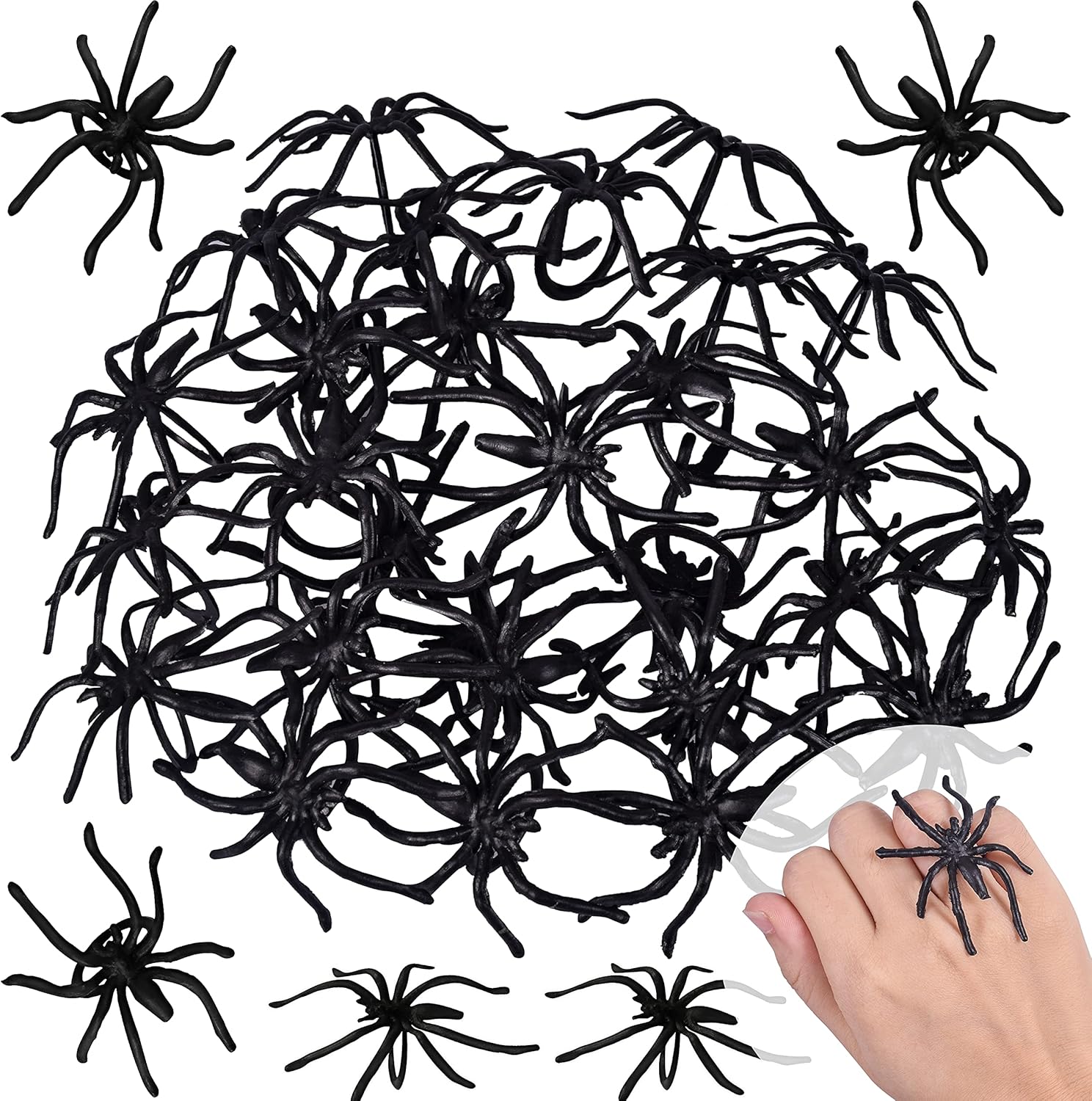 Max Fun 300pcs Halloween Spider Rings for Kids Party Favors 1.96’’ Plastic Spider Rings Bulk for Kids Costume Accessories Party Decorations Supplier Max Fun 300pcs Halloween Spider Rings for Kids Party Favors 1.96’’ Plastic Spider Rings Bulk for Kids Costume Accessories Party Decorations Supplier