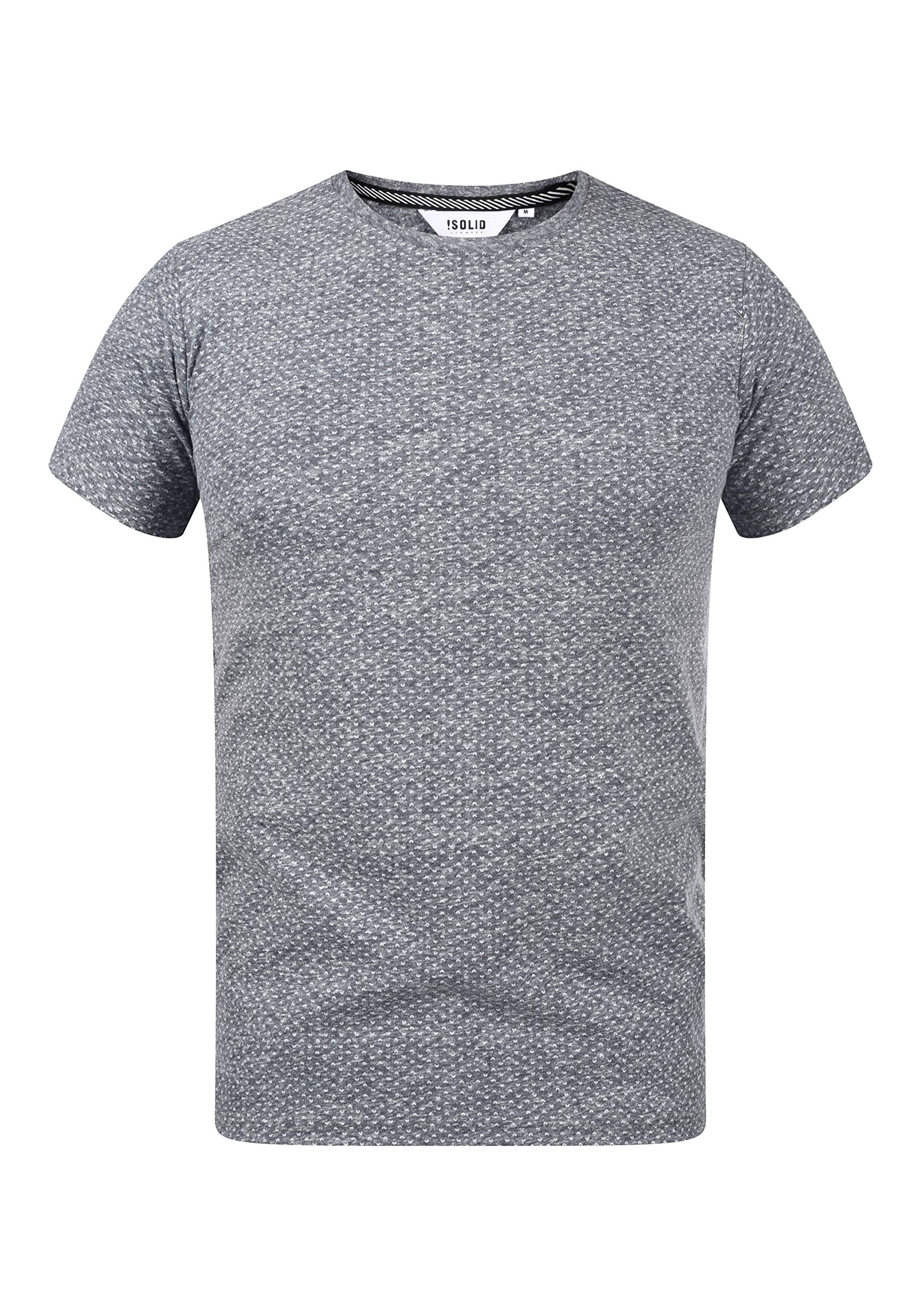 !Solid SDAlarico Herren T-Shirt Kurzarm Shirt mit Print und Rundhalsausschnitt